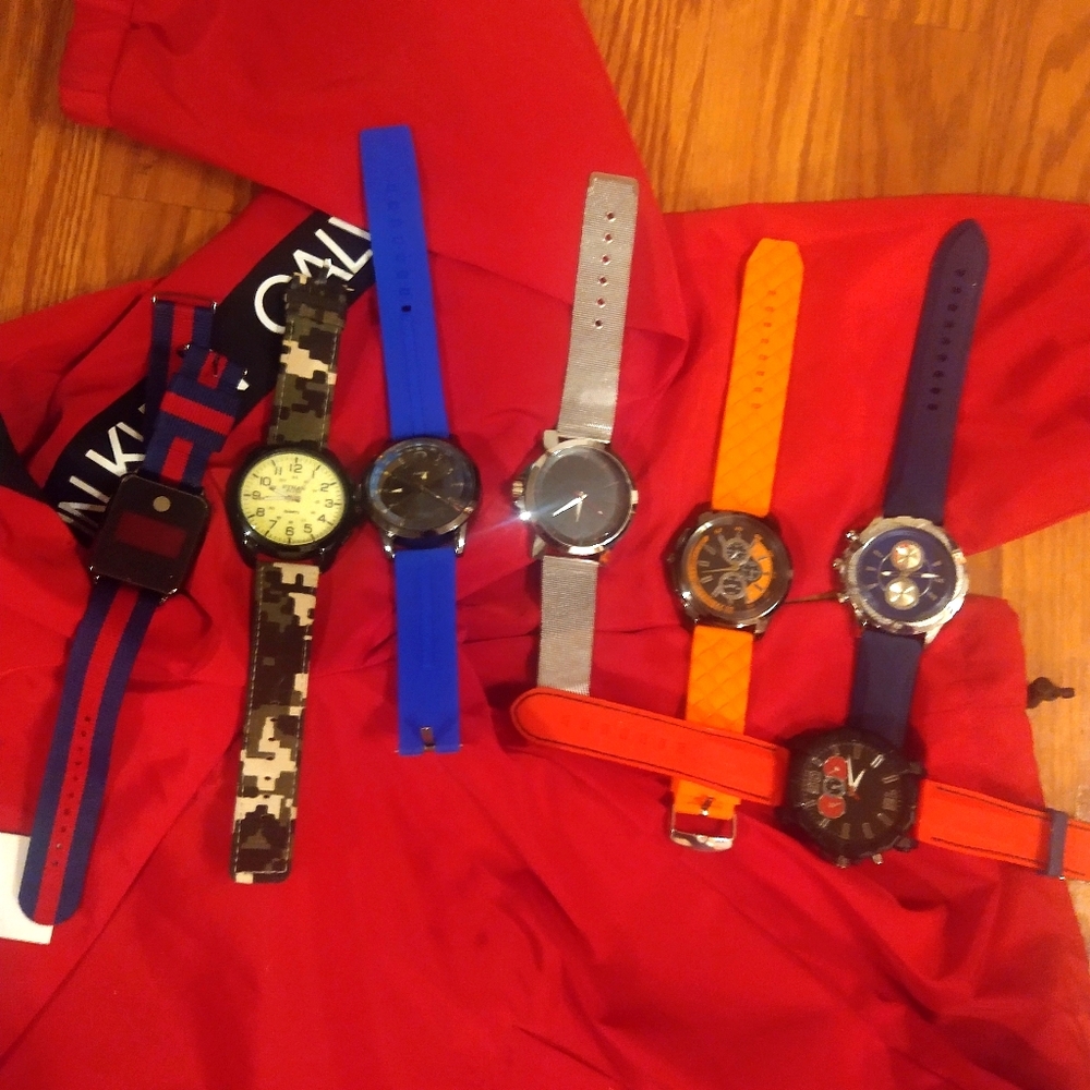 Watches varieties of colors